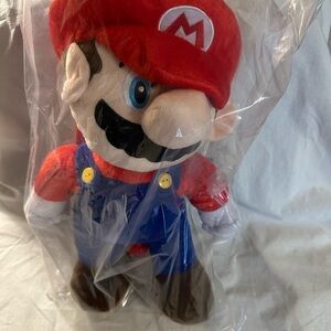 Nintendo Super Mario Plush with Red and Blue Outfit
